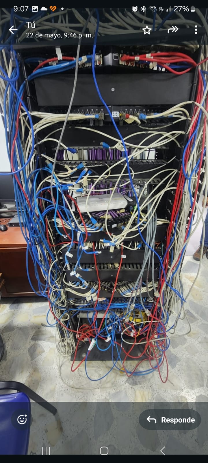 EMAS Manizales — Rack de Comunicaciones — Rack de telecomunicaciones, cableado estructurado, patch panels | Manizales, Caldas